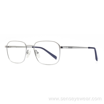 Unisex Square Titanium Optical Eyeglasses Frame Eyewear